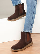 Load image into Gallery viewer, Men’s Suede Chelsea Boots