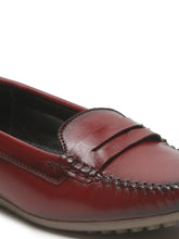 Load image into Gallery viewer, Women's Cherry Solid Leather Ballet Flat Shoes