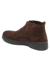 Load image into Gallery viewer, Brown Lace-Up Casual Boots