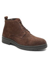 Load image into Gallery viewer, Brown Lace-Up Casual Boots