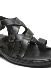 Load image into Gallery viewer, Tealwood Men Leather Comfort Sandal