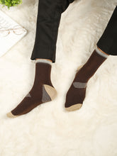 Load image into Gallery viewer, Teakwood Leathers Men's Black Brown Grey Navy Dark Grey Pack Of 5 Cotton Above Ankle Length Socks