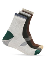 Load image into Gallery viewer, Teakwood Leathers Men's Pack Of 3 Cotton Above Ankle Length Socks