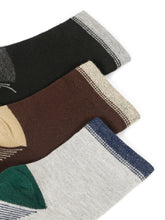 Load image into Gallery viewer, Teakwood Leathers Men's Pack Of 3 Cotton Above Ankle Length Socks