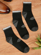 Load image into Gallery viewer, Teakwood Leathers Men's Pack Of 3 Cotton Above Ankle Length Socks