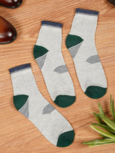 Load image into Gallery viewer, Teakwood Leathers Men's Pack Of 3 Cotton Above Ankle Length Socks