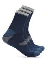 Load image into Gallery viewer, Teakwood Leathers Men's Pack Of 3 Cotton Above Ankle Length Socks