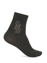 Load image into Gallery viewer, Teakwood Leathers Men's Black Brown Grey Navy Dark Grey Pack Of 5 Cotton Above Ankle Length Socks