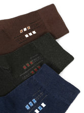 Load image into Gallery viewer, Teakwood Leathers Men's Pack Of 3 Cotton Above Ankle Length Socks