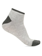 Load image into Gallery viewer, Teakwood Leathers Men's Black White Grey Navy Dark Grey Pack Of 5 Cotton Ankle Length Socks