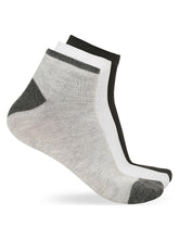 Load image into Gallery viewer, Teakwood Leathers Men's Pack Of 3 Cotton Ankle Length Socks