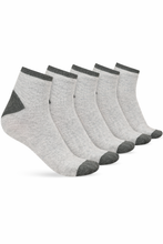 Load image into Gallery viewer, Teakwood Leathers Men's Pack Of 5 Cotton Above Ankle Length Socks