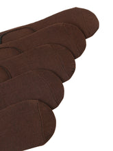 Load image into Gallery viewer, Teakwood Leathers Men's Pack Of 5 Cotton Shoe Liner Socks
