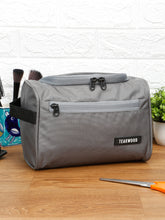 Load image into Gallery viewer, Teakwood Essentials Travel Toiletry Bag