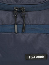 Load image into Gallery viewer, Teakwood Navy Essentials Travel Toiletry Bag