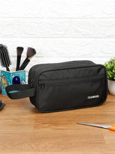 Load image into Gallery viewer, Teakwood Compact Dual-Zip Travel Toiletry Kit