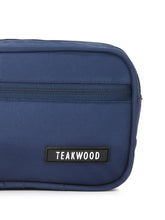 Load image into Gallery viewer, Teakwood Compact Dual-Zip Travel Toiletry Kit