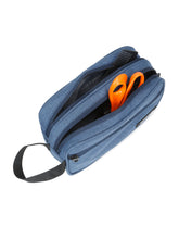 Load image into Gallery viewer, Teakwood Compact Dual-Zip Travel Toiletry Kit