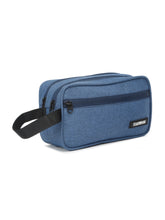 Load image into Gallery viewer, Teakwood Compact Dual-Zip Travel Toiletry Kit