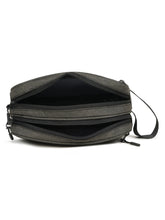 Load image into Gallery viewer, Teakwood Compact Dual-Zip Travel Toiletry Kit