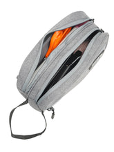 Load image into Gallery viewer, Teakwood Compact Dual-Zip Travel Toiletry Kit