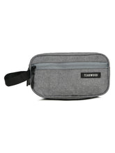 Load image into Gallery viewer, Teakwood Compact Dual-Zip Travel Toiletry Kit