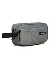 Load image into Gallery viewer, Teakwood Compact Dual-Zip Travel Toiletry Kit