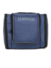 Load image into Gallery viewer, Teakwood Polyester Toiletry Kit Bag Blue - Clearance sale