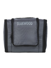 Load image into Gallery viewer, Teakwood Polyester Toiletry Kit Bag Grey - Clearance sale