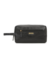 Load image into Gallery viewer, Unisex Leather Travel Toiletry Kit