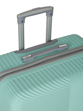 Load image into Gallery viewer, Aqua Blue Textured Hard-Sided Trolley Bag