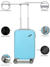 Load image into Gallery viewer, Crown Textured Cabin Hard Trolley Bag