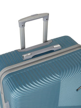 Load image into Gallery viewer, Blue Textured Hard-Sided Trolley Bag