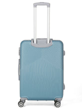 Load image into Gallery viewer, Blue Textured Hard-Sided Trolley Bag
