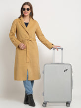 Load image into Gallery viewer, Grey Textured Hard-Sided Trolley Bag