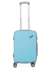 Load image into Gallery viewer, Sea Blue Textured Hard-Sided Trolley Bag