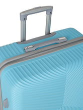 Load image into Gallery viewer, Sea Blue Textured Hard-Sided Trolley Bag