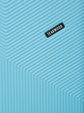 Load image into Gallery viewer, Sea Blue Textured Hard-Sided Trolley Bag