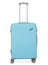 Load image into Gallery viewer, Sea Blue Textured Hard-Sided Trolley Bag
