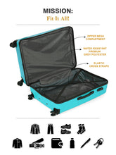 Load image into Gallery viewer, Dart Textured Hard Sided Cabin Sized Trolley Bag