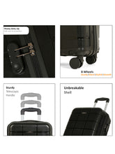 Load image into Gallery viewer, 360 Degree Rotation Hard Cabin Trolley Bag