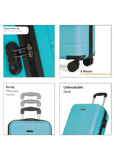 Load image into Gallery viewer, 360 Degree Rotation Hard Cabin Trolley Bag