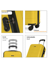 Load image into Gallery viewer, 360 Degree Rotation Hard Cabin Trolley Bag