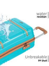 Load image into Gallery viewer, Teakwood Unisex Solid Hard Sided Cabin Florida Trolley Bag