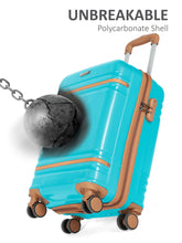 Load image into Gallery viewer, Teakwood Unisex Solid Hard Sided Cabin Florida Trolley Bag