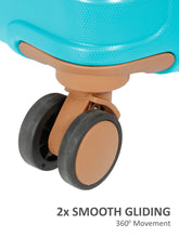 Load image into Gallery viewer, Teakwood Unisex Solid Hard Sided Cabin Florida Trolley Bag