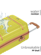 Load image into Gallery viewer, Teakwood Unisex Solid Hard Sided Cabin Florida Trolley Bag