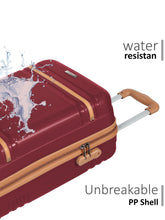 Load image into Gallery viewer, Teakwood Unisex Solid Hard Sided Cabin Florida Trolley Bag