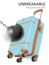 Load image into Gallery viewer, Teakwood Unisex Solid Hard Sided Cabin Florida Trolley Bag