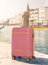 Load image into Gallery viewer, Teakwood Unisex Solid Hard Sided Cabin Florida Trolley Bag